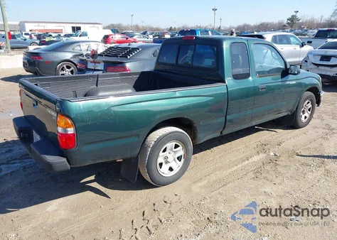 2002 Toyota Tacoma из США, поврежденный, VIN 5TEVL52NX2Z020004